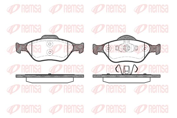 Premium Front Brake Pad Set Premium Front Brake Pad Set