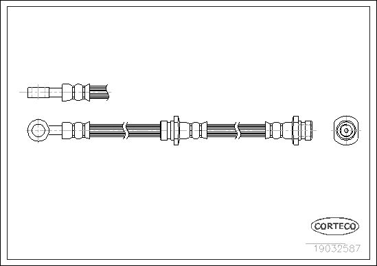 FLEXIBLE DE FREIN SUZUKI SWIFT I  0705