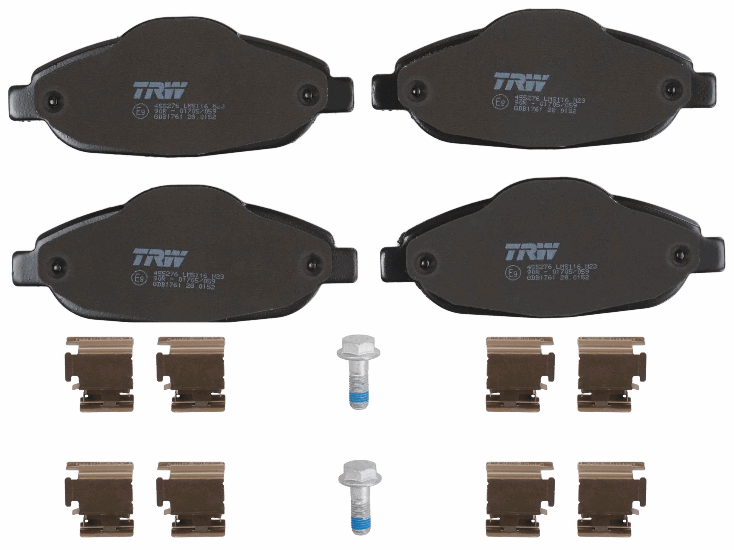 TRW DISC BRAKE PADS - TecDoc 2