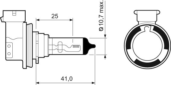 Glühlampe, Fernscheinwerfer