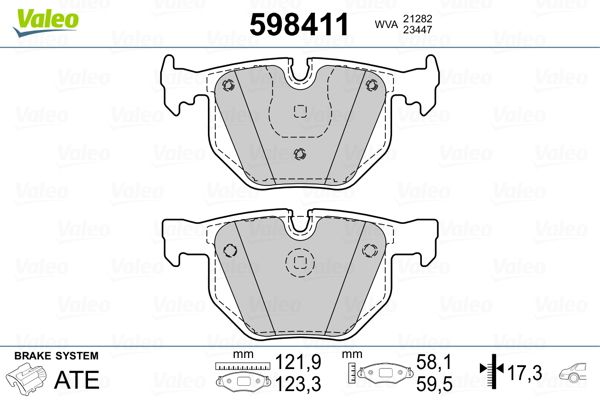 PLAQ FREIN BMW SERIE 7 (E65, E66)  .