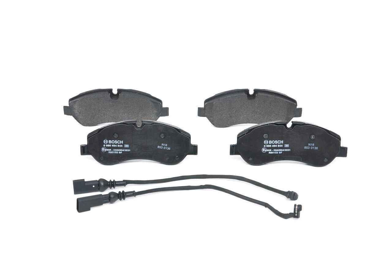 Brake Pad Set, disc brake 0 986 494 844