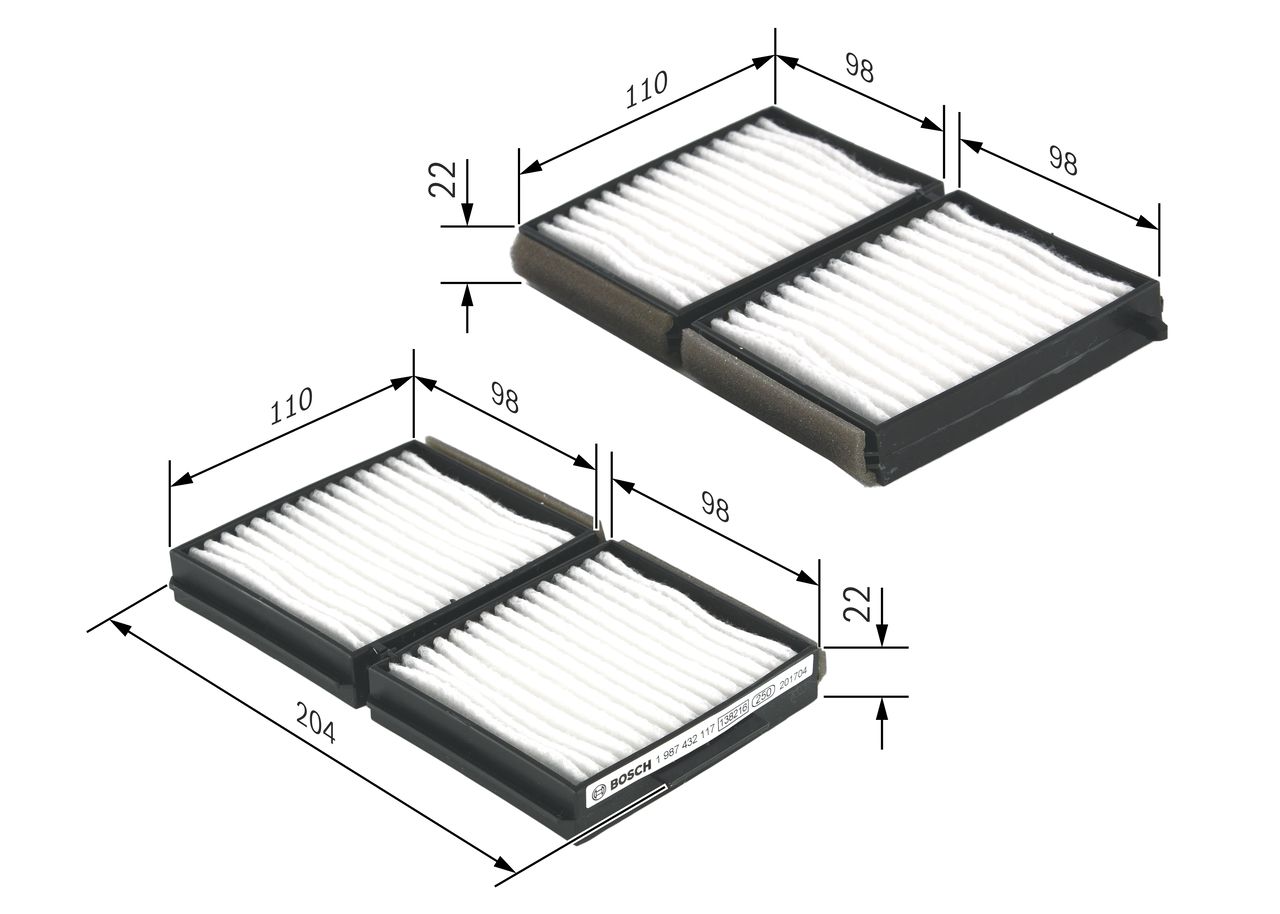 Filter, Innenraumluft