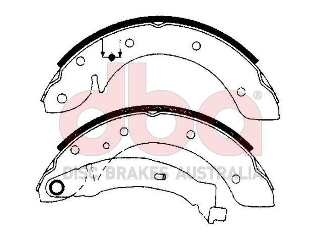 Street Series Brake Shoes [Citroen/Peugeot 405 & 406/Proton 228.6mm] - TecDoc Only