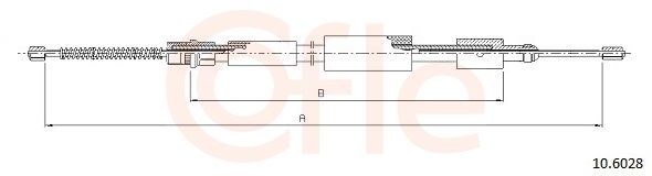 COFLE 10.6028 - Seilzug, Feststellbremse