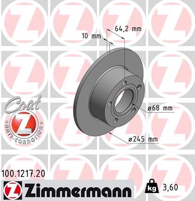 Brake Disc 100.1217.20