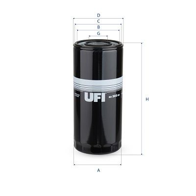 23.302.00 UFI olajszűrő