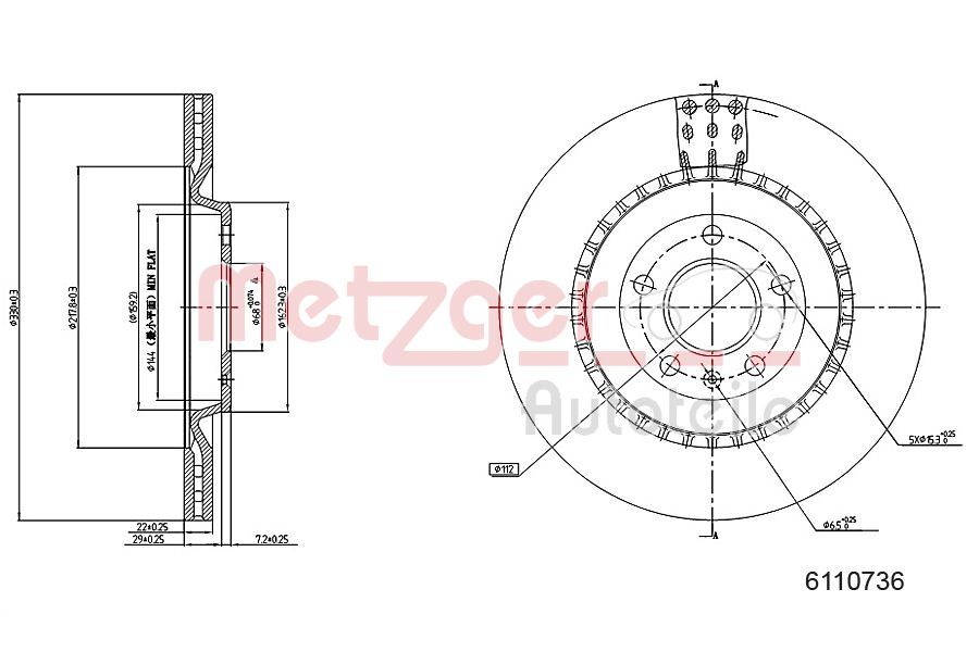 Brake Disc 6110736