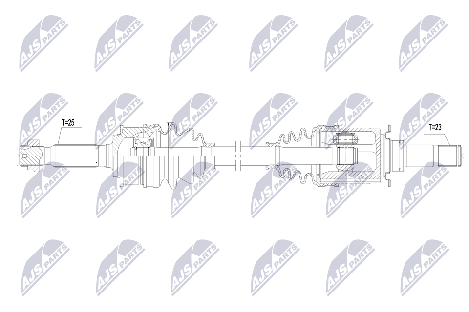 NTY NPW-MS-125 Antriebswelle