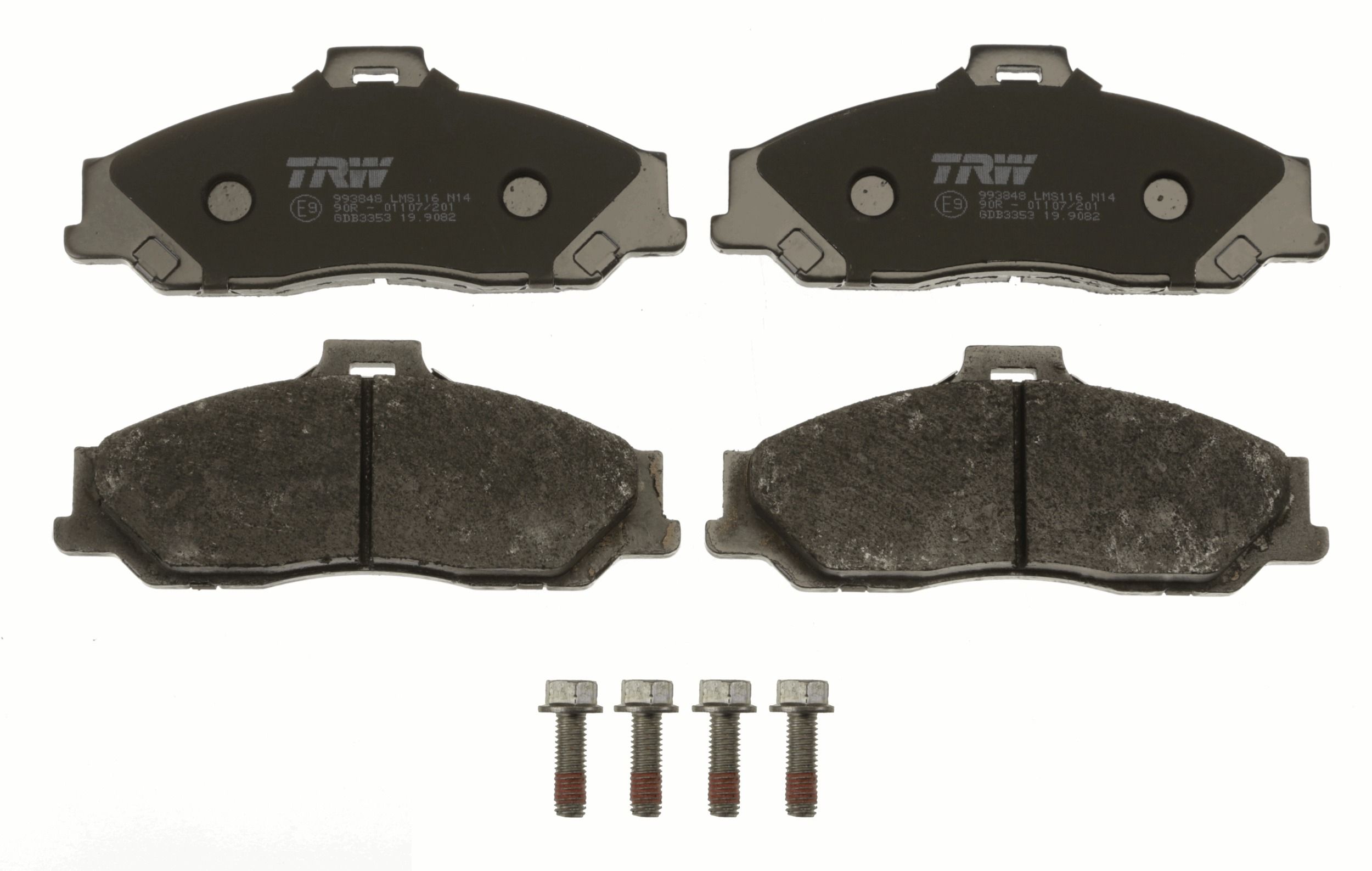 TRW DISC BRAKE PADS - TecDoc 2