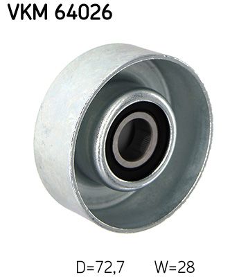 Umlenk-/F&uuml;hrungsrolle, Keilrippenriemen