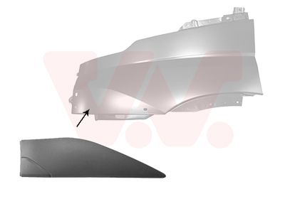 Zier-/Schutzleiste, Kotfl&uuml;gel