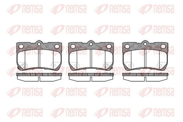 Brake Pad Set, disc brake 1181.02