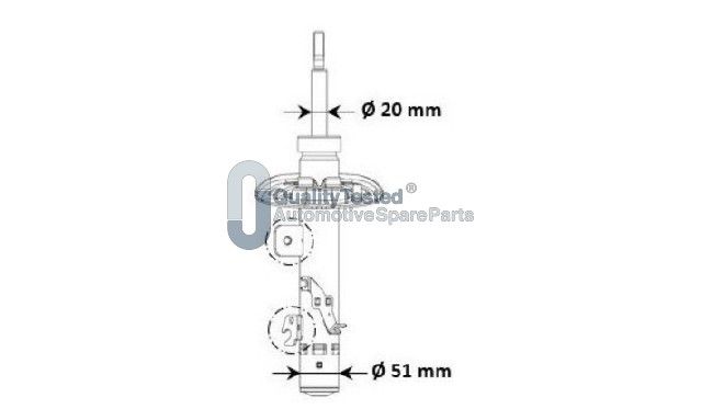 MQ-00975 JAPANPARTS Quality Tested lengéscsillapító