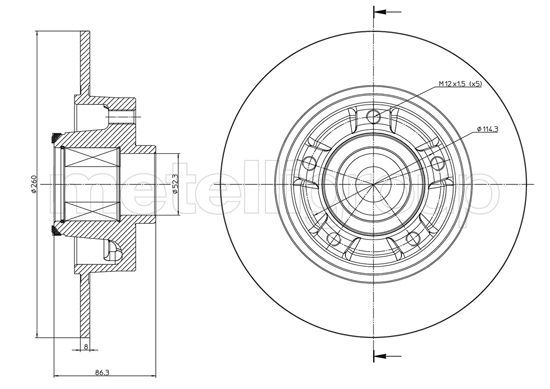 Brake Disc 23-1095