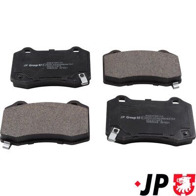 Bremsbelagsatz, Scheibenbremse