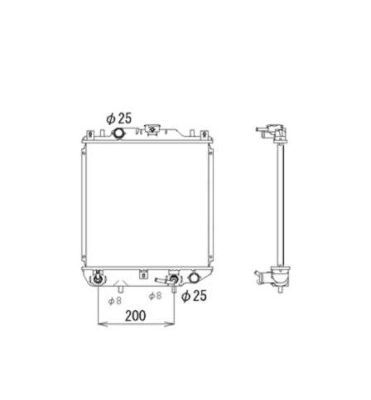 BRAS DE SUSPENSION DROITE  9900