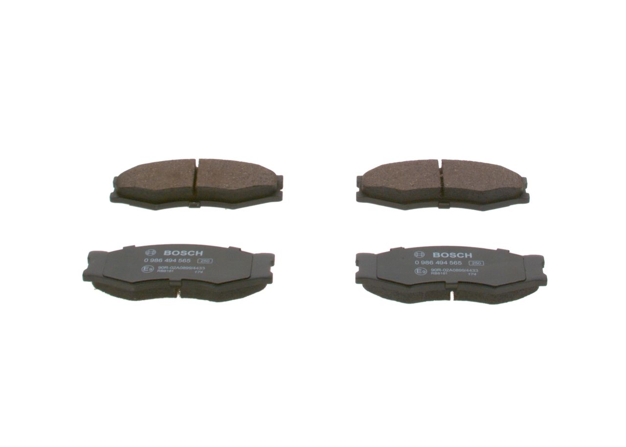 Brake Pad Set, disc brake 0 986 494 565