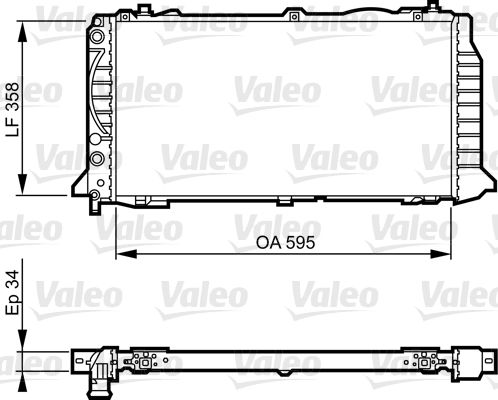 RAD MOT AUDI 80  9900