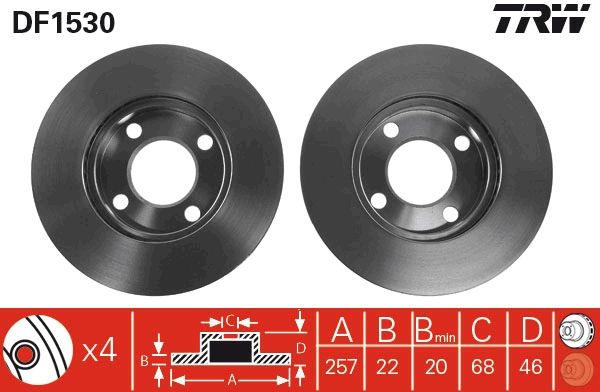 PAIRE DE DISQUES  9900