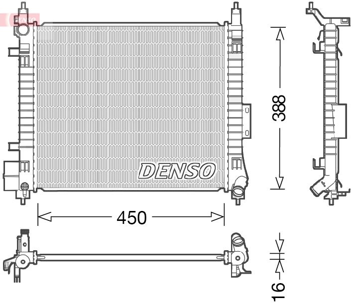 Radiador, refrigeración del motor