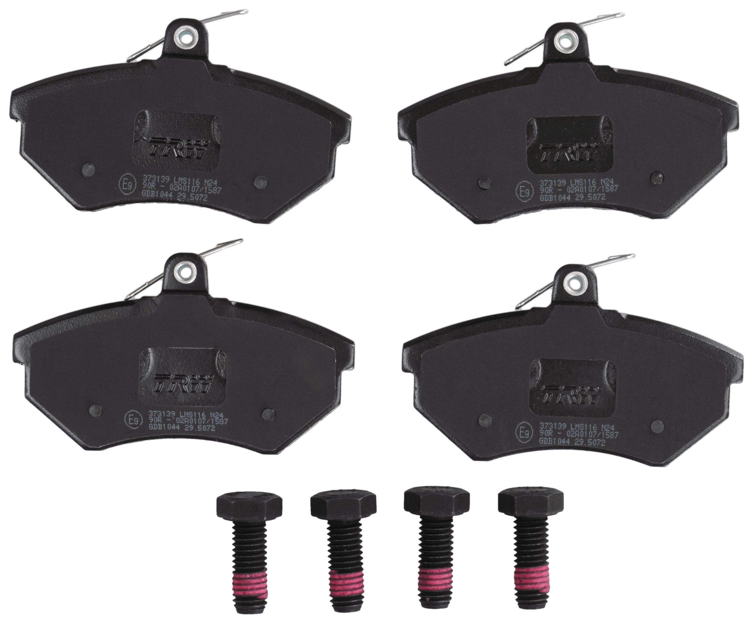 Bremsbelagsatz, Scheibenbremse