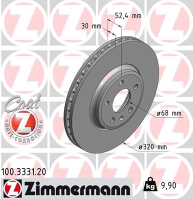 Brake Disc 100.3331.20