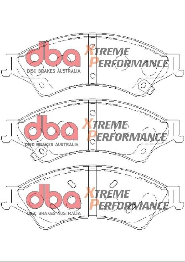 DBA XP PERFORMANCE BRAKE PADS [ Ford Ranger, Mazda BT50 2018 - 2023 F ] - TecDoc Only