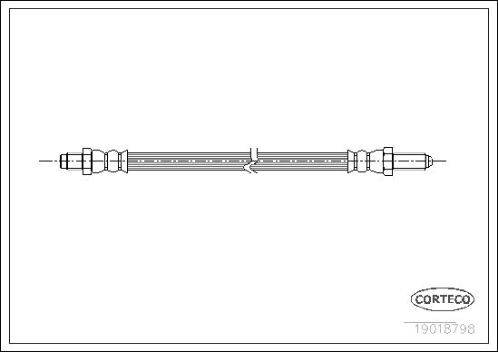 FLEXIBLE DE FREIN SAAB 900,99  0705