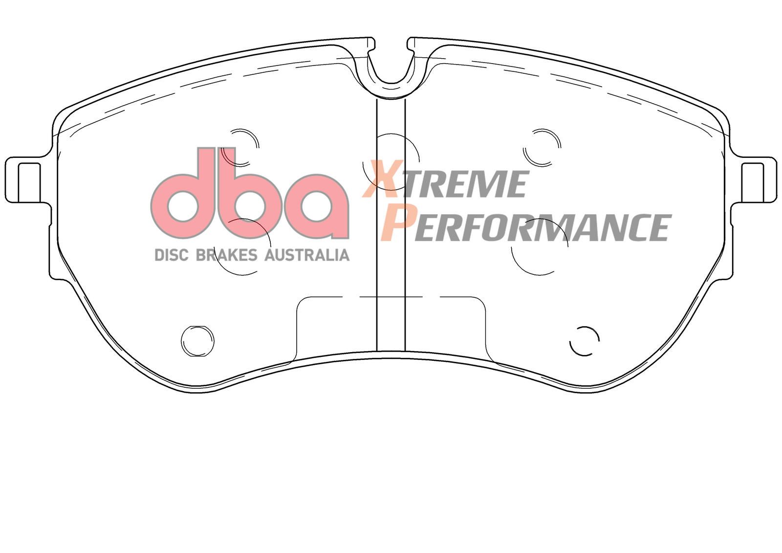 DBA XP PERFORMANCE BRAKE PADS [ VW Amarok V6 2016-on F ] - TecDoc Only