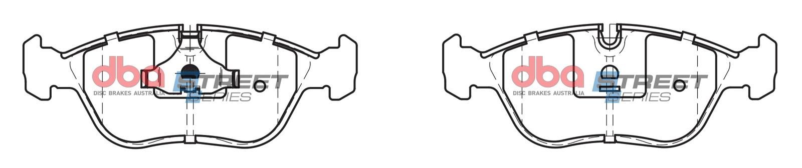 DBA SS STREET SERIES BRAKE PADS [ Volvo 1992-2004 F ] - TecDoc Only