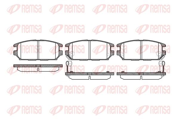 Premium Rear Brake Pad Set Premium Rear Brake Pad Set