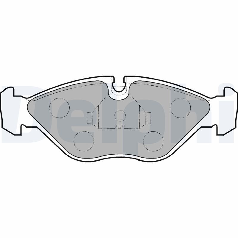 Brake Pad Set, disc brake LP786