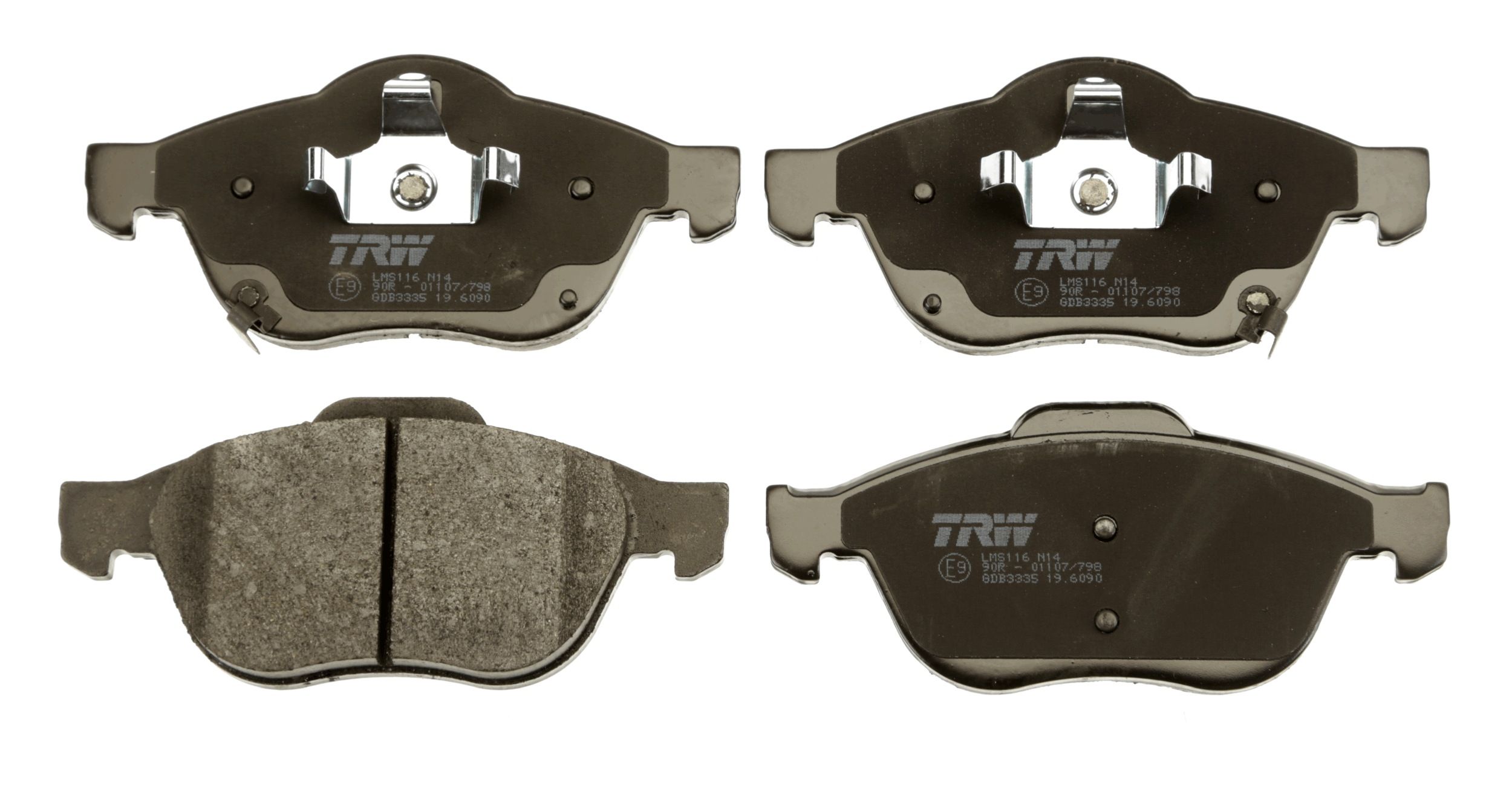 TRW DISC BRAKE PADS - TecDoc 2