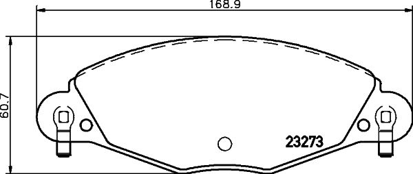 Brake Pad Set, disc brake 8DB 355 019-421