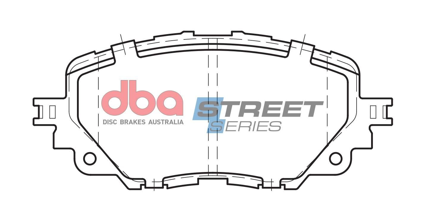 DBA SS STREET SERIES BRAKE PADS [ Mazda MX-5 2015 - On F ] - TecDoc Only