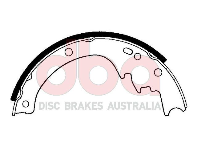 Street Series Brake Shoes [Toyota Forklift 310mm] - TecDoc Only