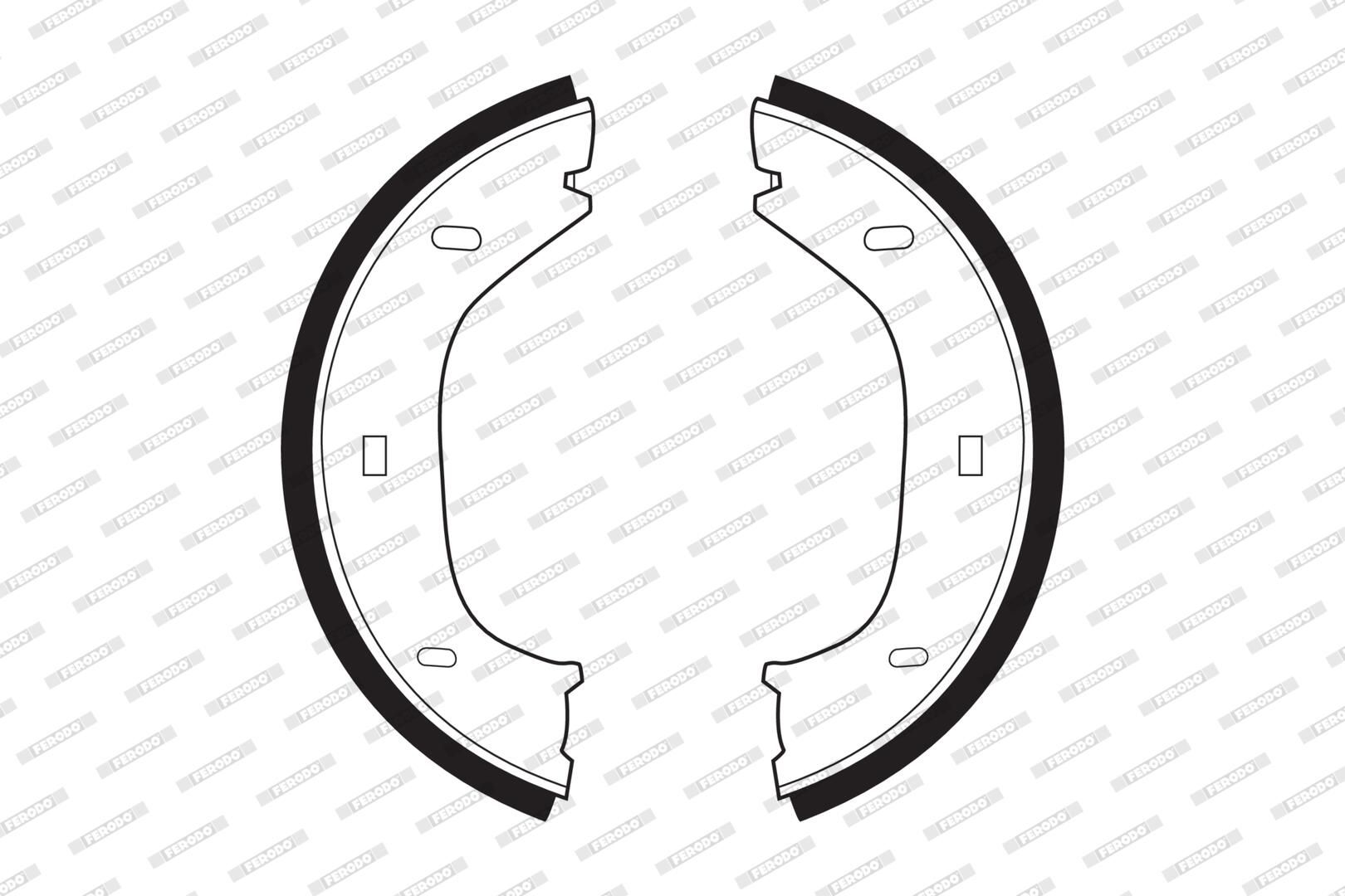 Bremsbackensatz, Feststellbremse