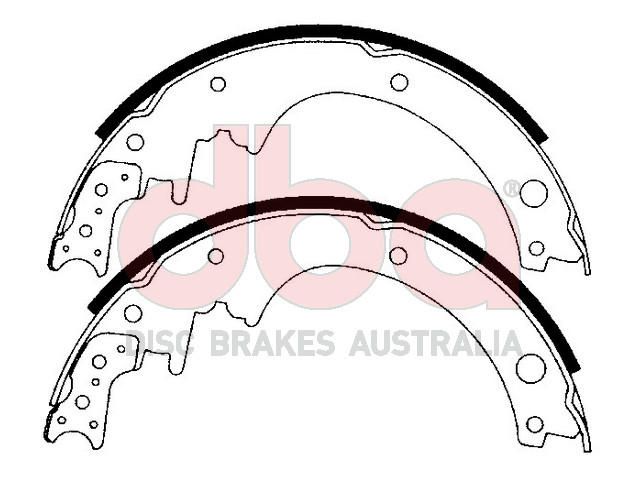 Street Series Brake Shoes [Nissan Cabstar/Patrol 1980-92 270mm] - TecDoc Only