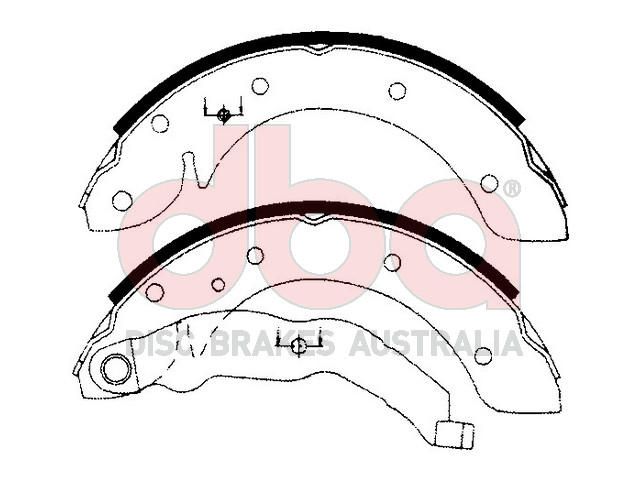 Street Series Brake Shoes [Peugot 228.6mm] - TecDoc Only
