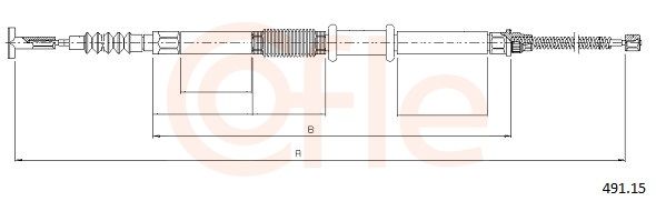 COFLE 491.15 - Seilzug, Feststellbremse
