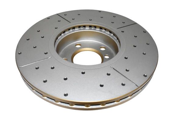 Street Gold Cross-drill/slotted KP [ BMW X5 07-10 F ] - TecDoc 2