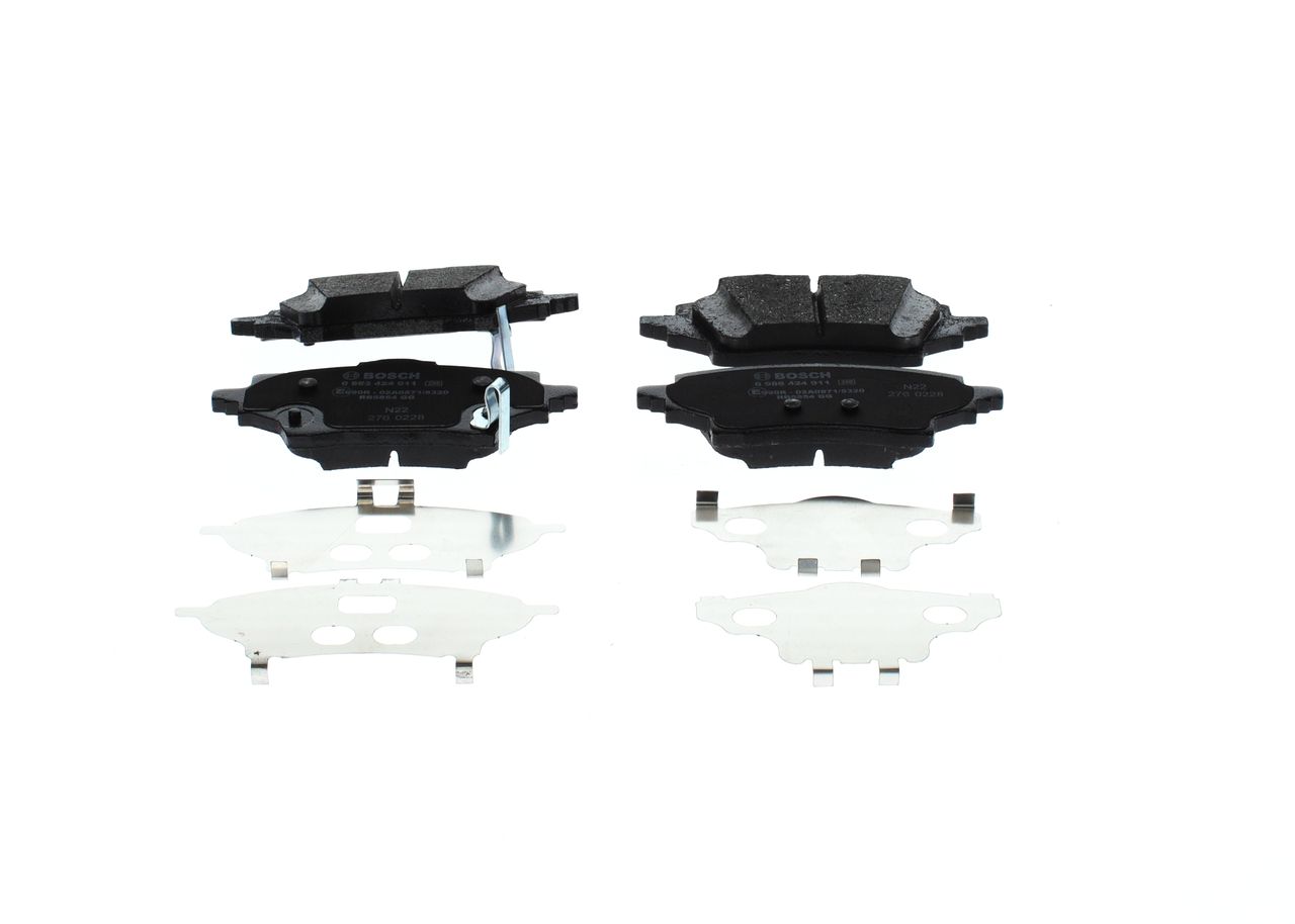 BOSCH 0 986 424 911 Brake Pad Set, disc brake