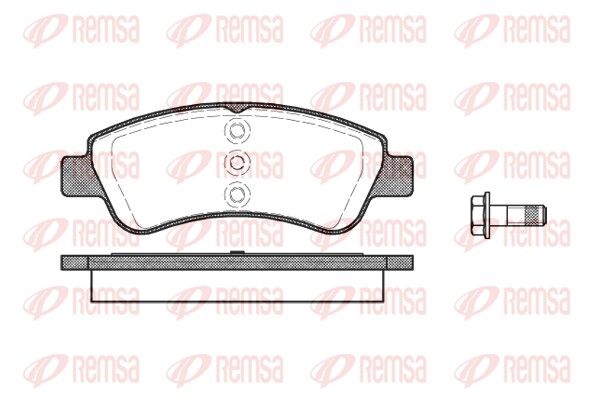 Brake Pad Set, disc brake 0840.20