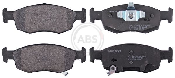 Brake Pad Set, disc brake 35346