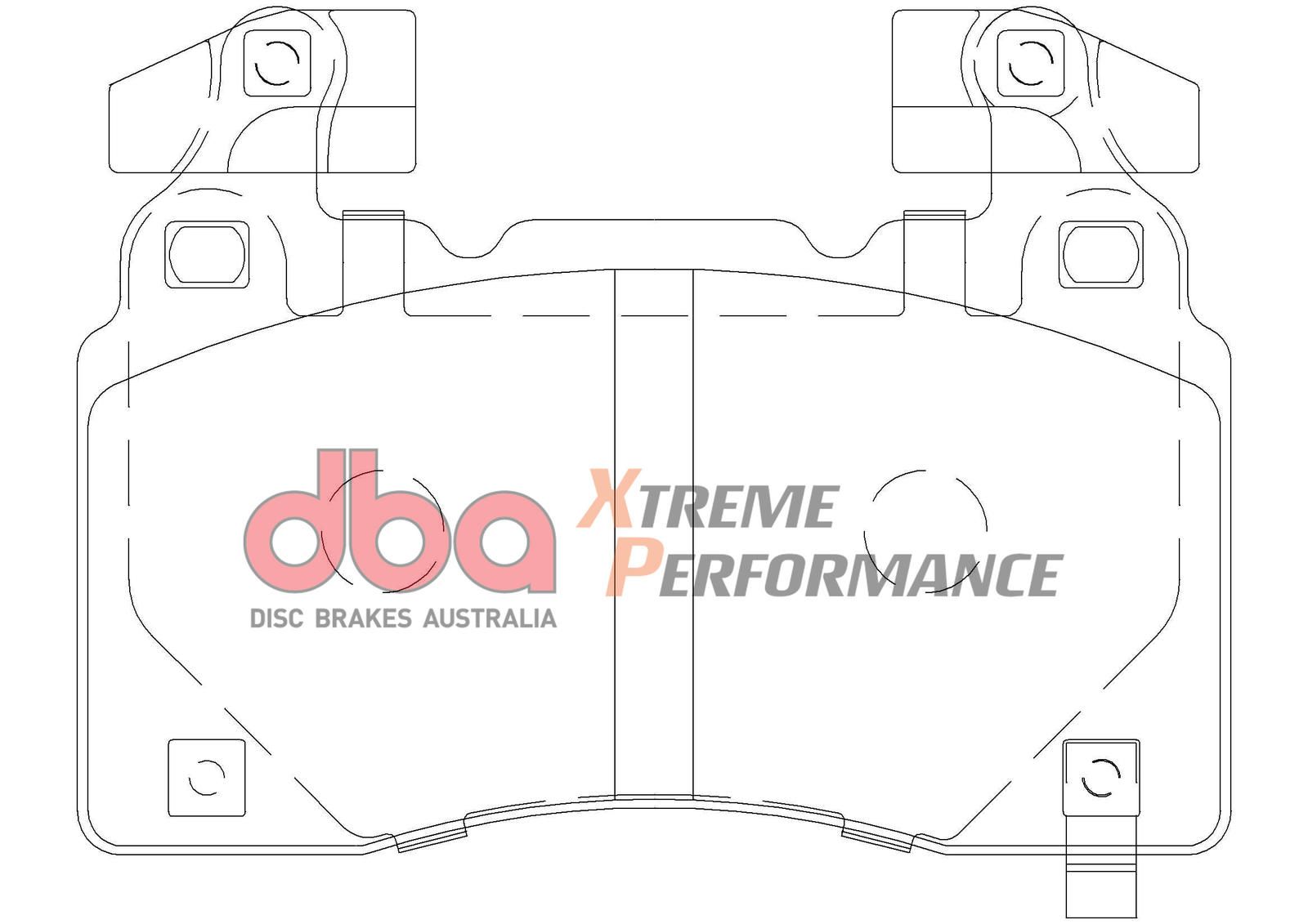 DBA SSEV STREET SERIES BRAKE PADS [ Tesla Model S Various 2014 On F ] - TecDoc Only