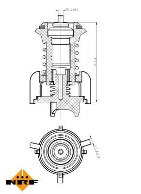 Thermostat, K&uuml;hlmittel