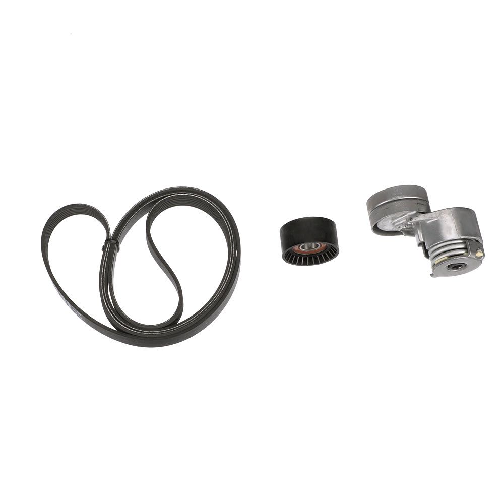 V formos rumbuotas diržas, komplektas