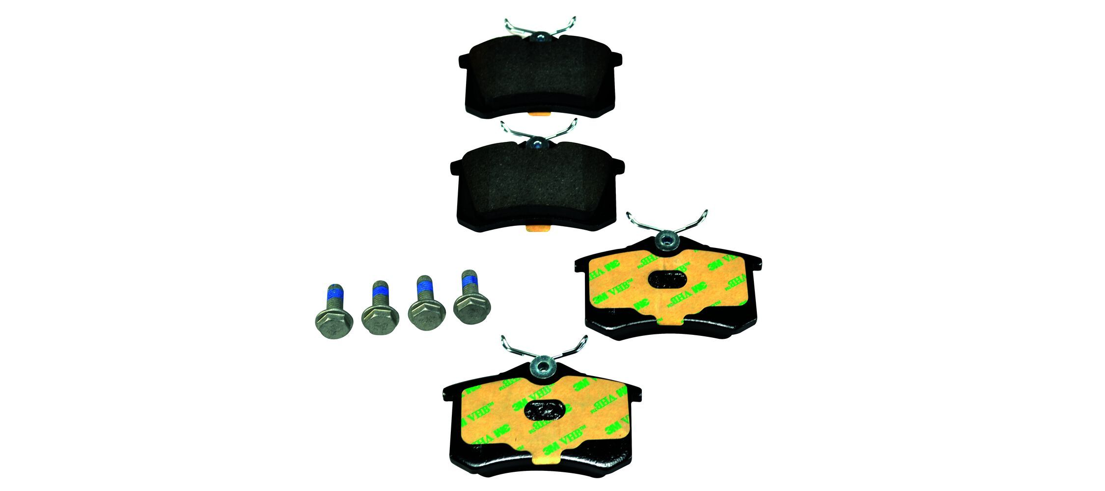 HELLA 8DB 355 017-711 - Bremsbelagsatz, Scheibenbremse