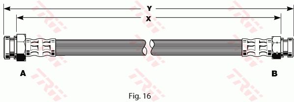 FLEXIBLE DE FREIN  9900